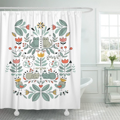 Cat Shower Curtains For People Who Are, Cat Shower Curtain Set