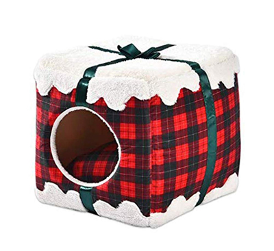 christmas cat scratchers tunnels caves beds houses