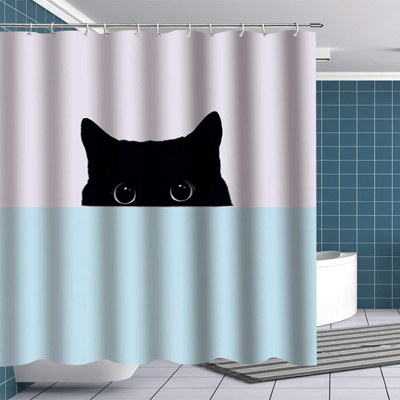 Cat Shower Curtains For People Who Are, Cat Shower Curtain Rings