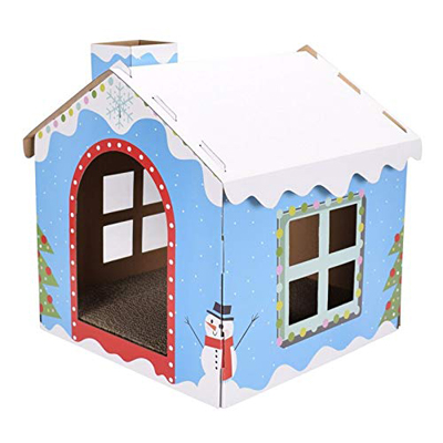 christmas cat scratchers tunnels caves beds houses