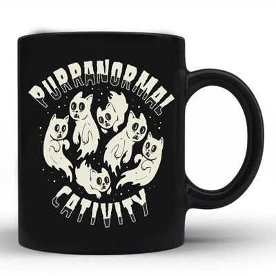 halloween cat mugs
