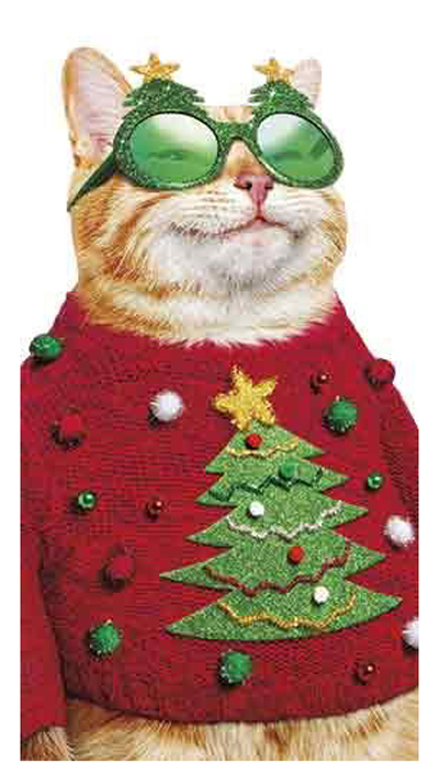 Cute And Quirky Christmas Cards For Cat Lovers! – Meow As Fluff