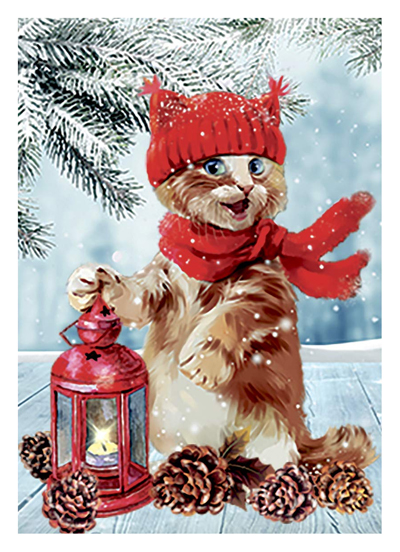 Cat Christmas Flags That Are Purrfect For People Who Love Kitties Cat Christmas Flags That Are Purrfect