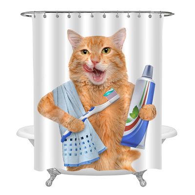 cat shower curtains