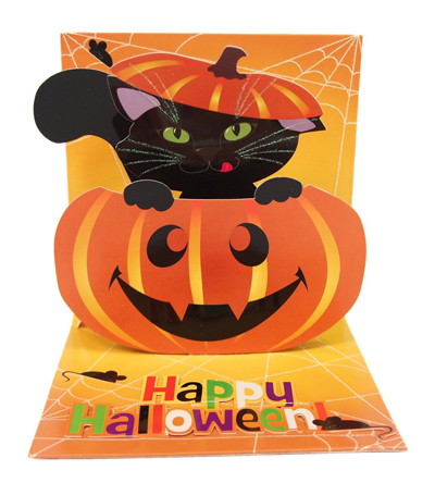 halloween cards for cat lovers