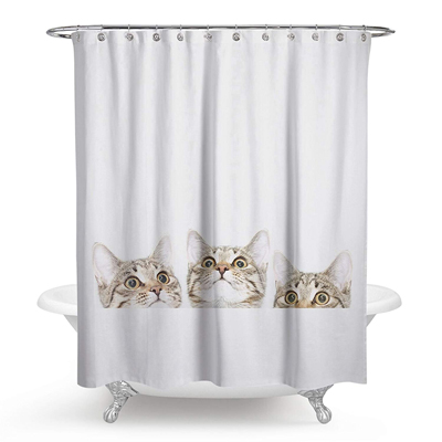 Cat Shower Curtains For People Who Are, Cat Shower Curtain Set