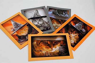 halloween cards for cat lovers