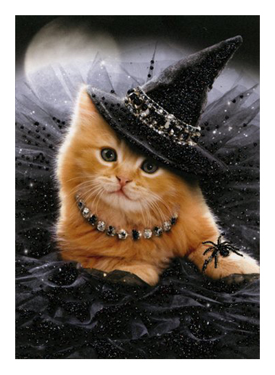 halloween cards for cat lovers