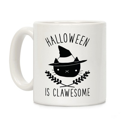 halloween cat mugs