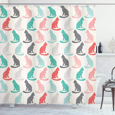 Cat Shower Curtains For People Who Are Feline Fanatics Meow As Fluff