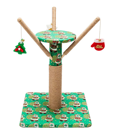 christmas cat scratchers tunnels caves beds houses