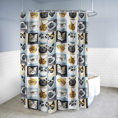 cat shower curtains