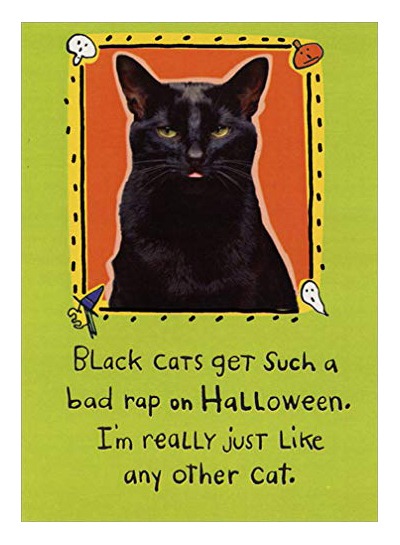 halloween cards for cat lovers