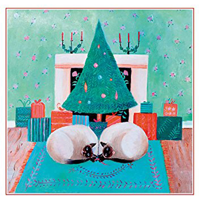 cat christmas cards