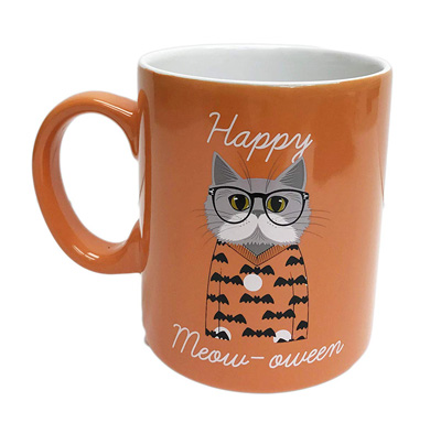 halloween cat mugs