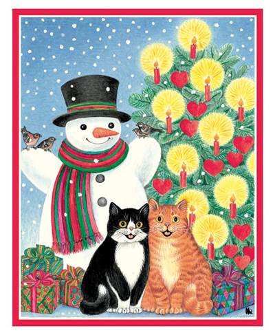 cat christmas cards