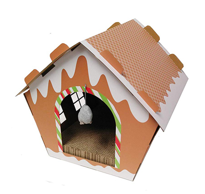 christmas cat scratchers tunnels caves beds houses