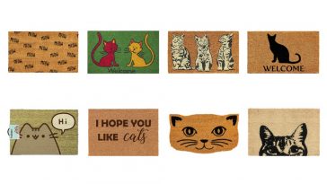 Coir Cat Doormats Meow As Fluff