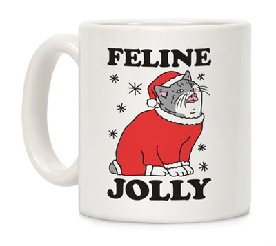 christmas cat mugs
