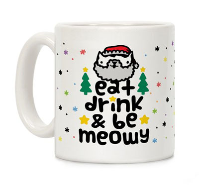 christmas cat mugs