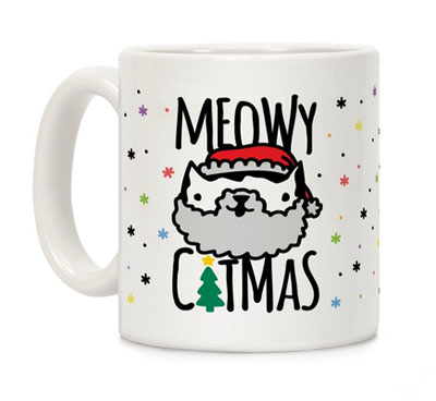 christmas cat mugs