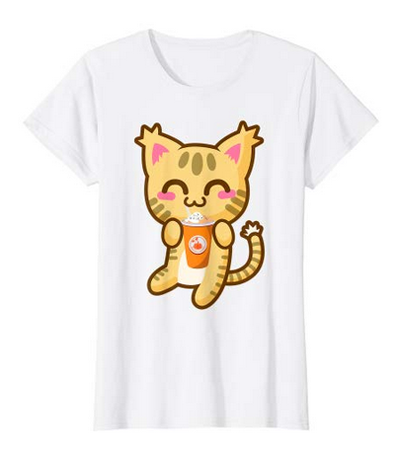 fall cat tshirts for men and women