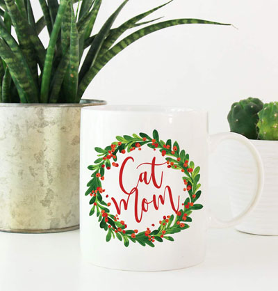 christmas cat mugs