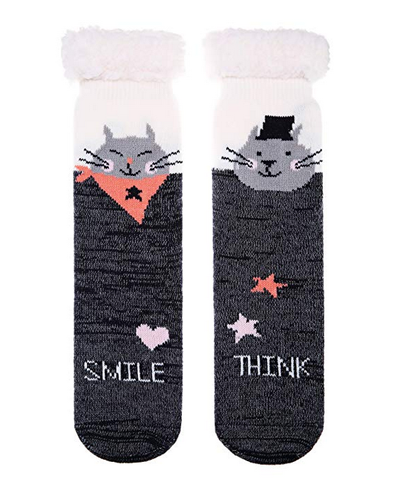 cat slipper socks for women
