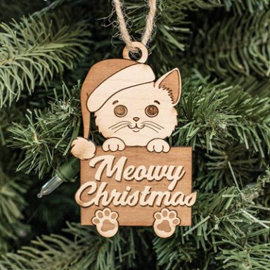 Wooden Cat Ornaments That Will Look Purrfect On Your Christmas Tree ...