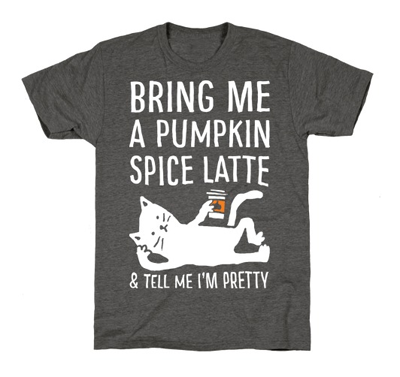 fall cat tshirts for men and women