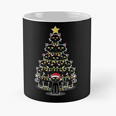 christmas cat mugs