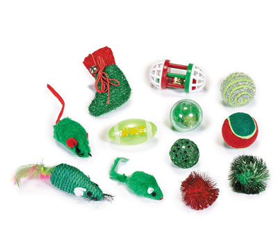 holiday cat toys