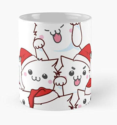 christmas cat mugs