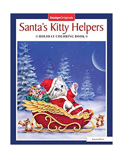 christmas cat coloring books