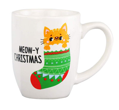 christmas cat mugs