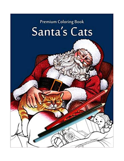 christmas cat coloring books