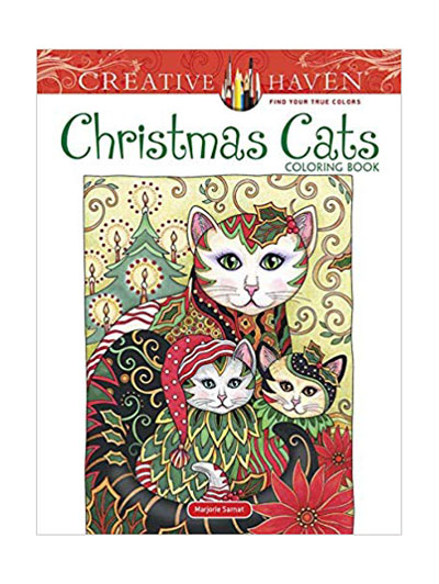 christmas cat coloring books