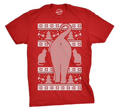 cat christmas t shirt