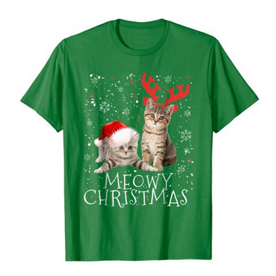 christmas cat shirts