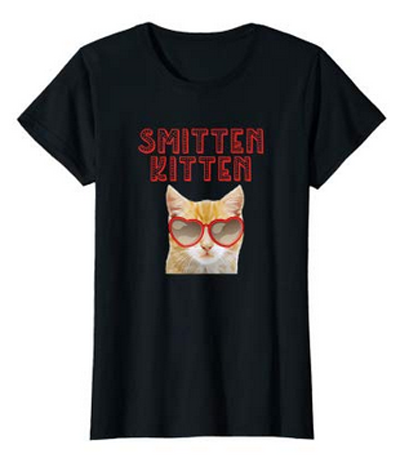 cat valentines day tshirts for women