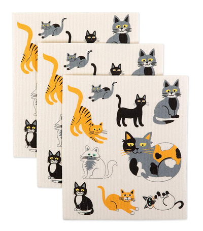 Reusable Dishcloths For Cat Lovers