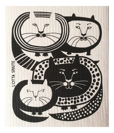 Reusable Dishcloths For Cat Lovers