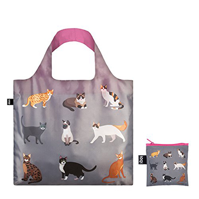 cat reusable grocery bags