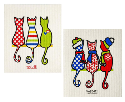 Reusable Dishcloths For Cat Lovers