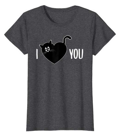 Valentine’s Day Tshirts For Women Who Love Cats! – Meow As Fluff