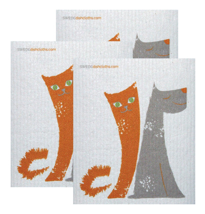 Reusable Dishcloths For Cat Lovers