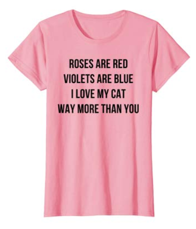 cat valentines day tshirts for women