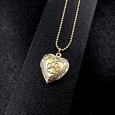 cat heart necklace for valentine's day