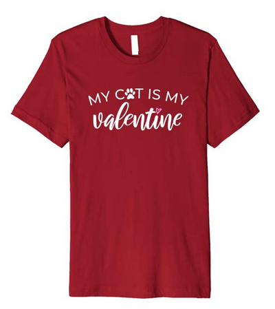 Valentine’s Day Tshirts For Women Who Love Cats! – Meow As Fluff