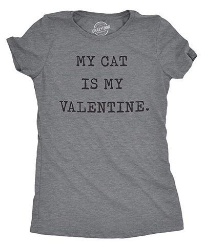 cat valentines day tshirts for women